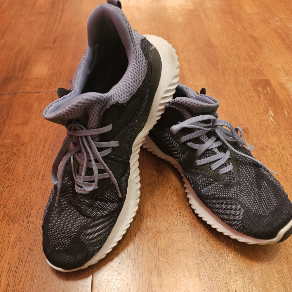 Adidas Alpha bounce 3 Mean Sz 10.5 Blue Pre-owned Great Condition Mens